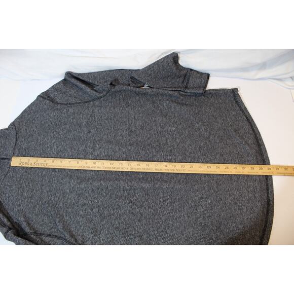 Levis Black Gray Herringbone Pullover Hoodie Drawstring L/S Men's XL #3LGLK1271 - Picture 9 of 12